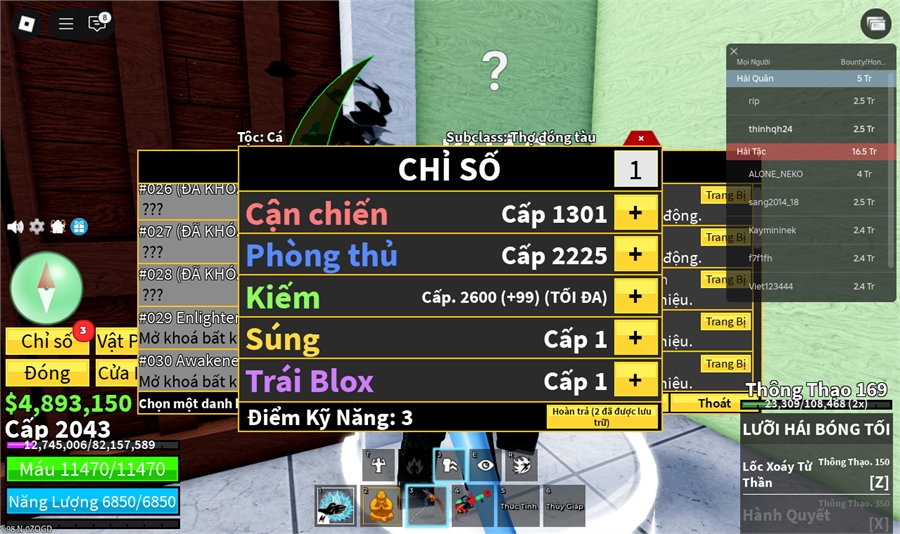  - lưỡi hái bóng tối, 5 trái đỏ Cá V4