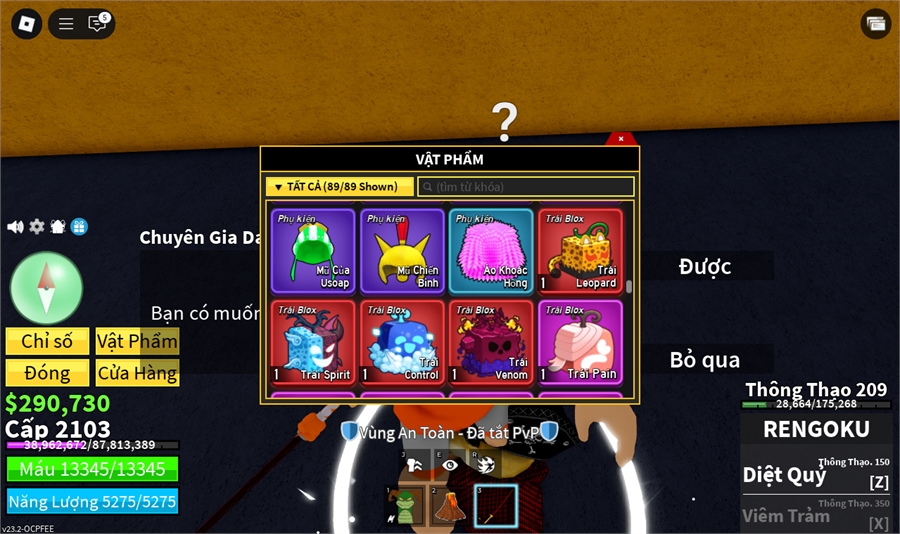  - 4 trái đỏ có leopard rocket owned