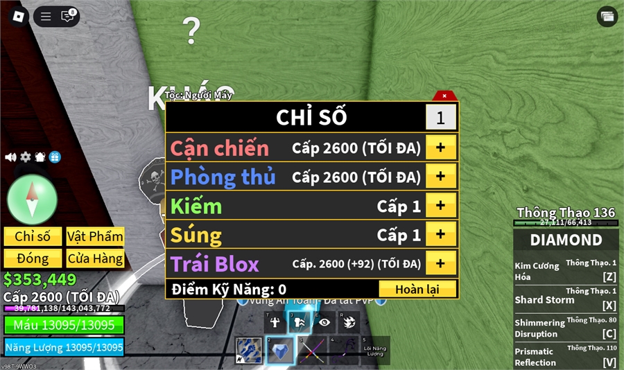  - lưỡi hái saong đao control dough gravity rocket owend